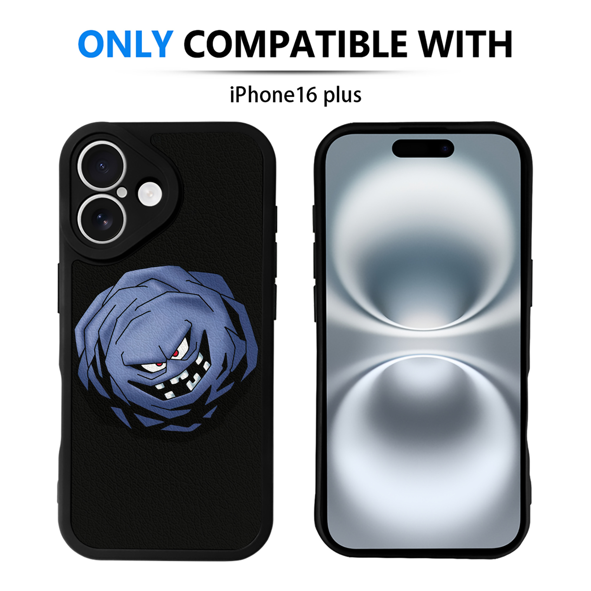 （画像用） ドラゴンクエスト Doragon Kuesuto Dragon Quest 【iPhone 16シリーズ対応】シリコンスマホケース（レザー調） 材質：シリコン